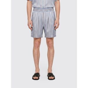 Tom Ford Men Striped Silk Shorts Tom Ford